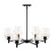 Designers Fountain Summer Jazz 6-Light Matte Black Transitional Shaded Chandelier for Dining Rooms D310M-6CH-MB - alternate 3